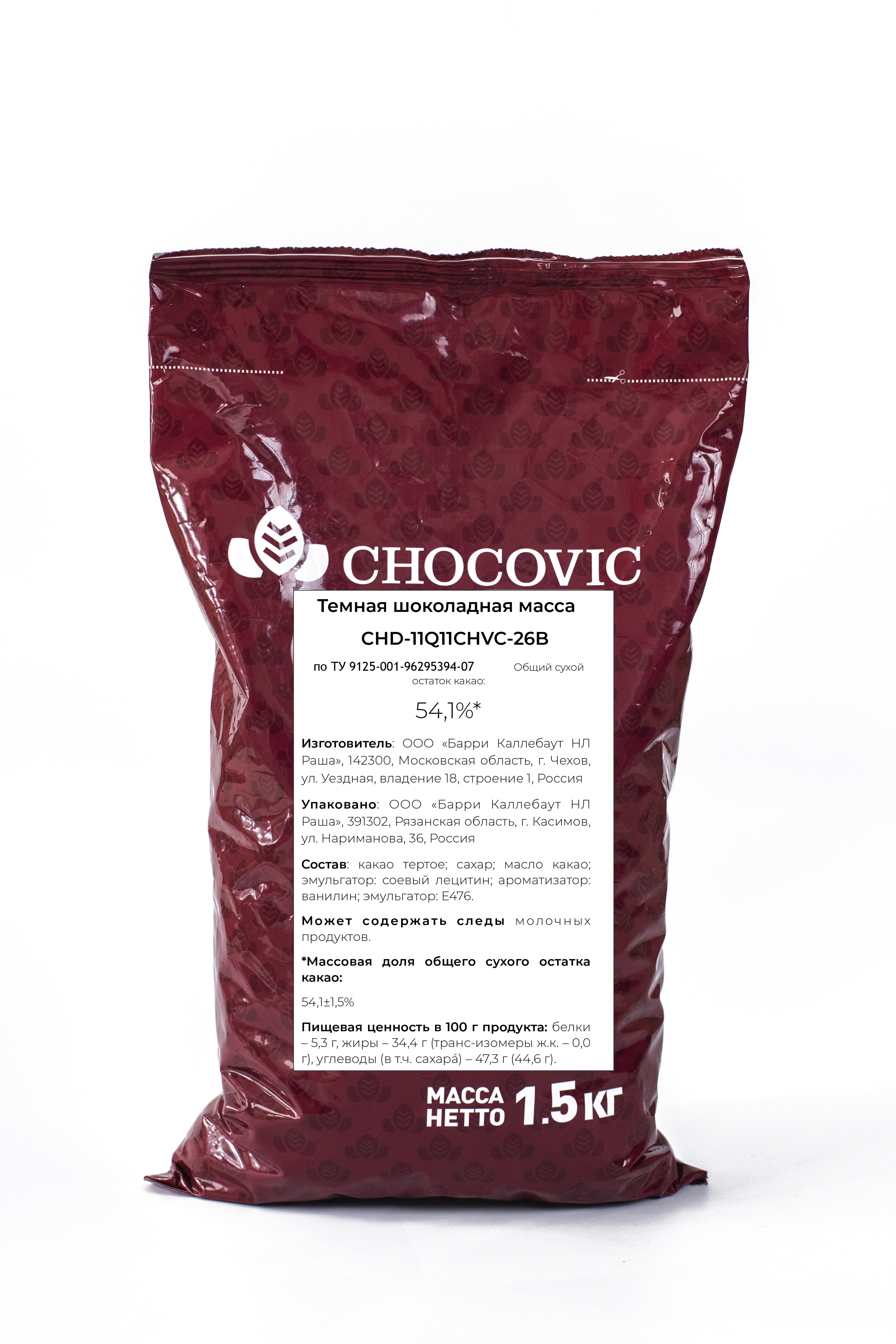 CHOCOVIC ՄՈՒԳ ՇՈԿՈԼԱԴ 54.1% (1.5կգ փաթեթ)