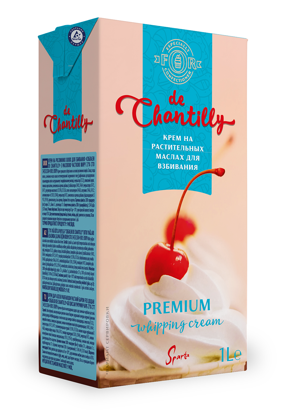 СПАРТА «ДЕ ШАНТИЛЬИ» Растительные сливки