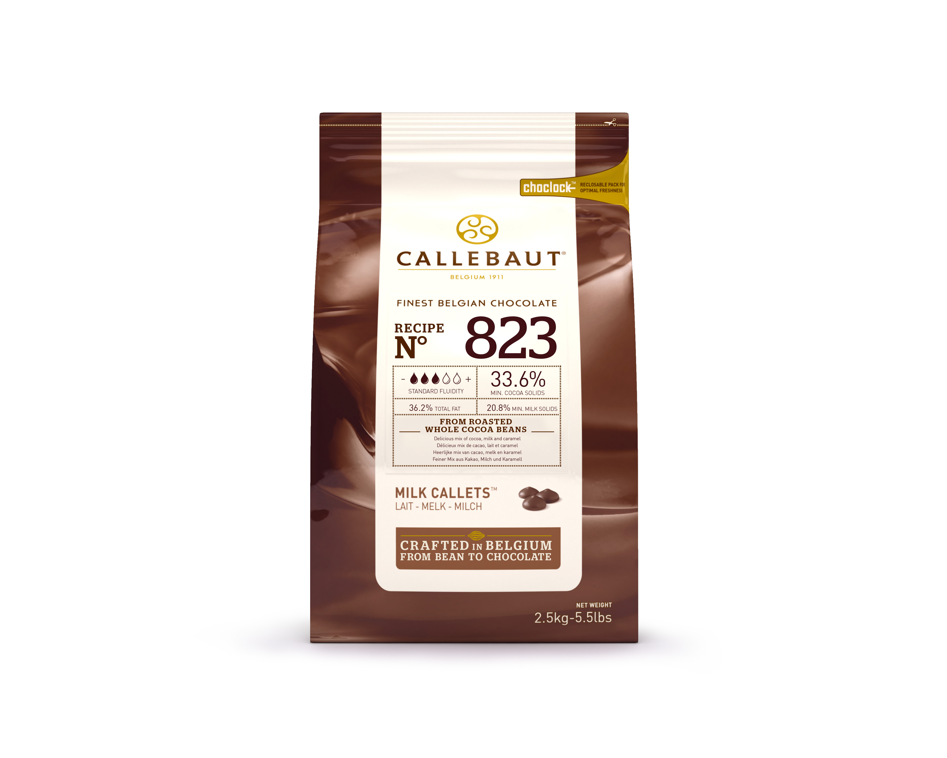 Callebaut ԿԱԹՆԱՅԻՆ ՇՈԿՈԼԱԴ 33.6% (2.5կգ փաթեթ)
