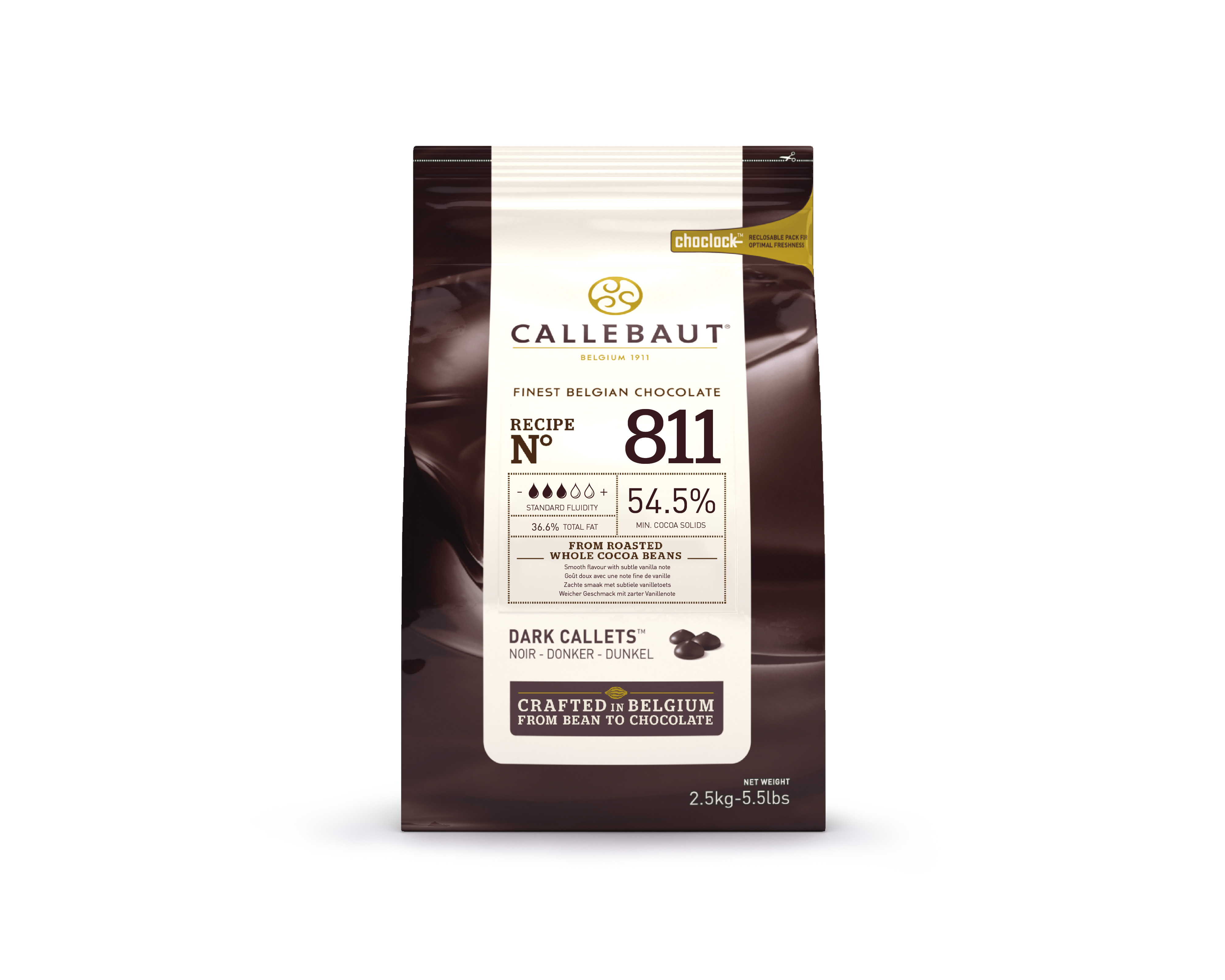 Callebaut ՄՈՒԳ ՇՈԿՈԼԱԴ 54,4% (2.5կգ փաթեթ)