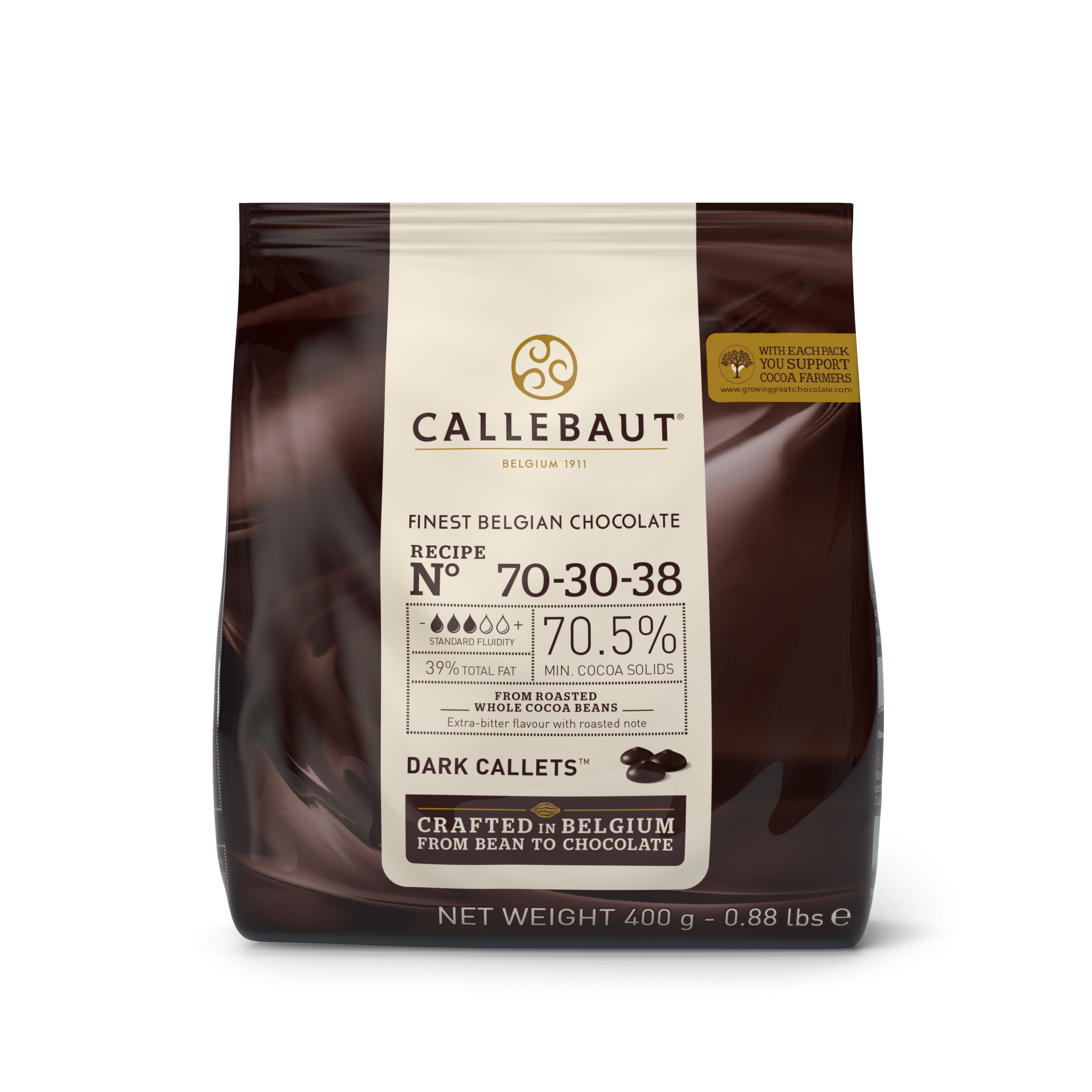 CALLEBAUT Dark chocolate 70% (400g)