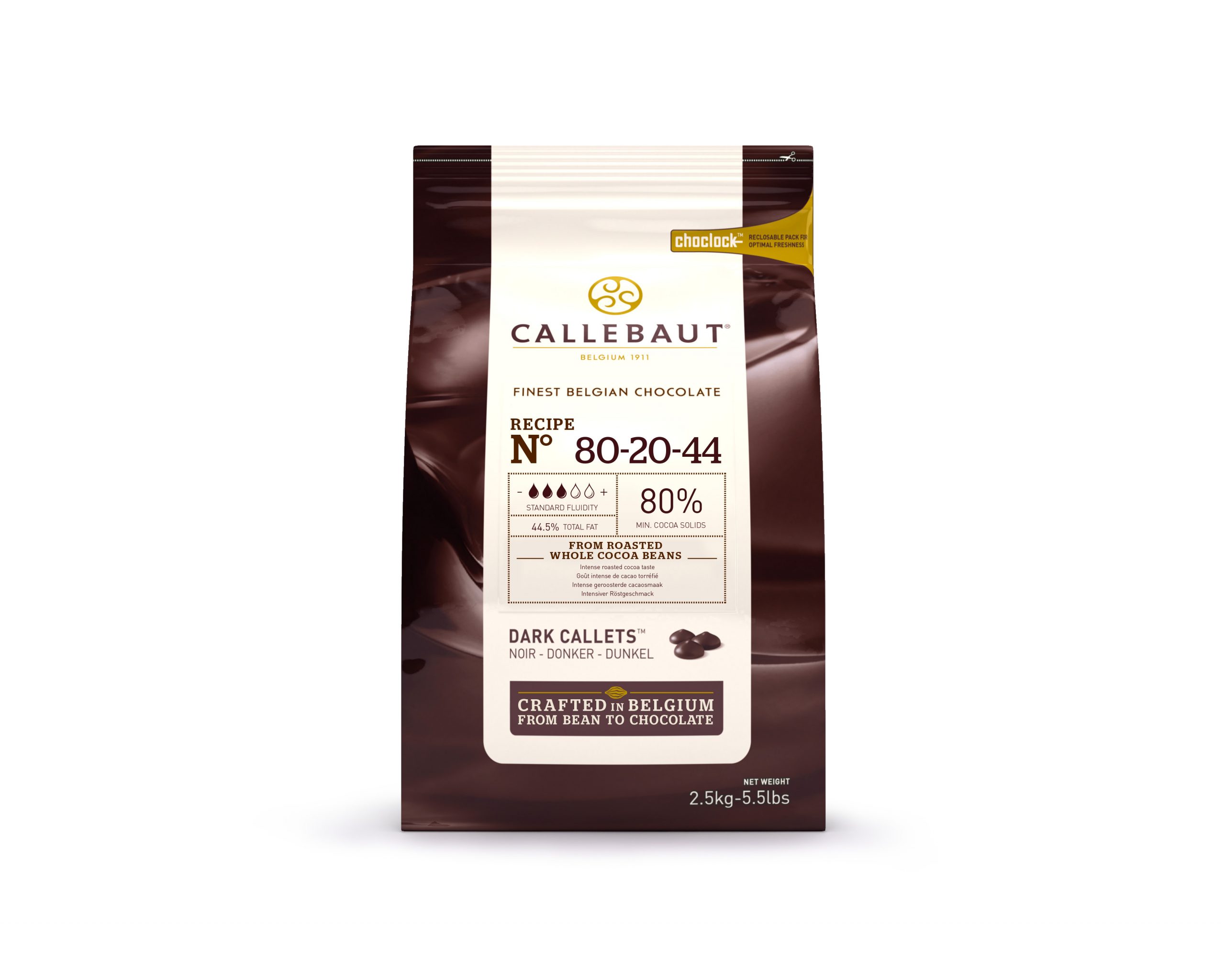 CALLEBAUT Dark chocolate 80% (2.5kg)