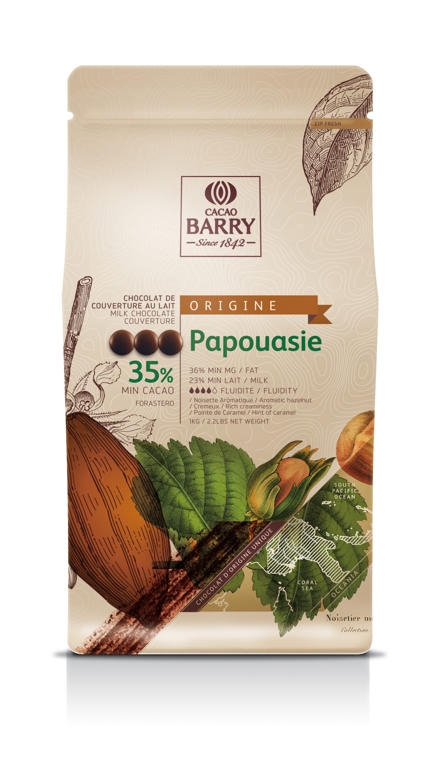 Cacao Barry 40% “Papouasie” (1kg bag)