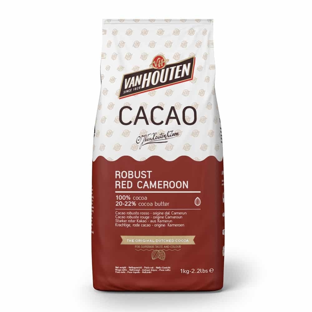 Van Houten 20-22% “Robust Red Cameroon”cocoa powder (1kg bag)