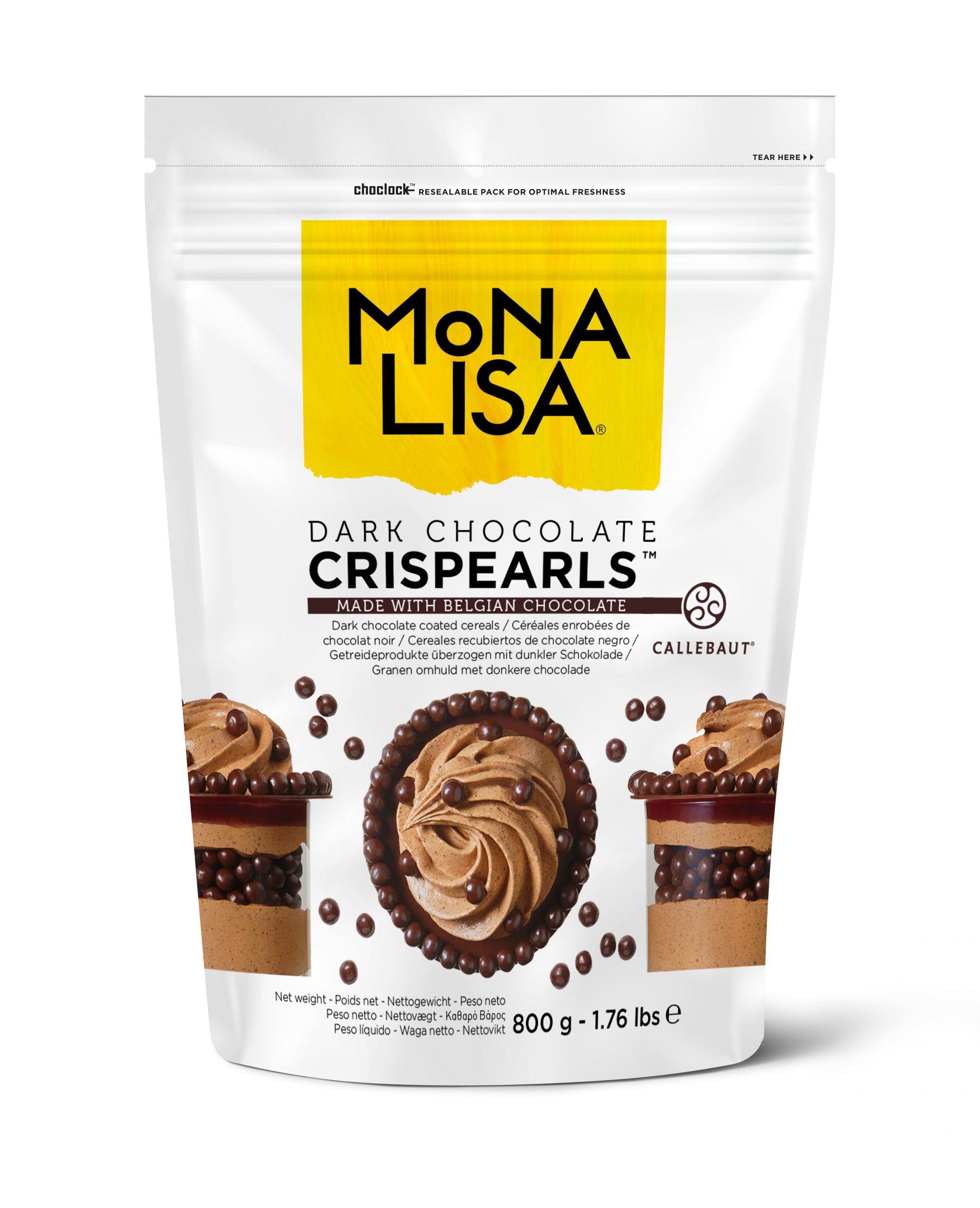 MONA LISA  Crispearls with dark chocolate (800g)